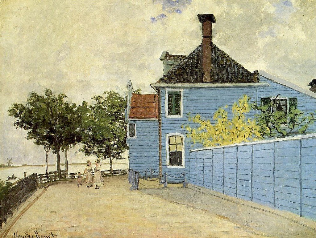  Claude Monet - La Maison Bleue 1871